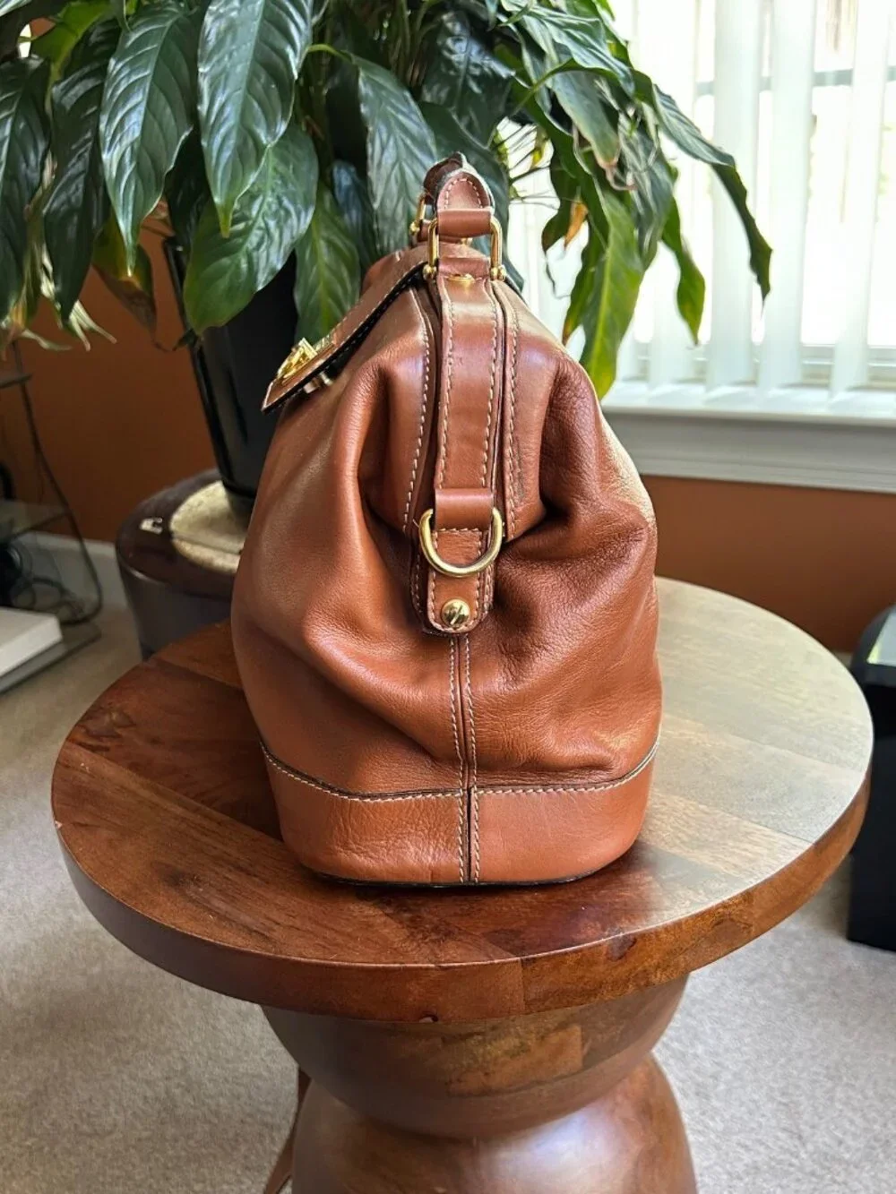 CELINE Smooth Calfskin Doctor Frame Bag British Tan 👜 - Picture 5 of 13